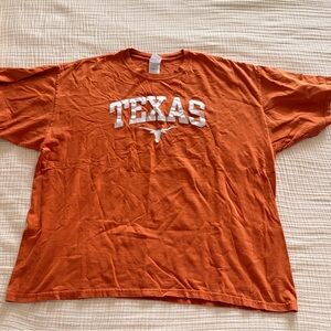 Orange Texas Graphic Men's Shirt